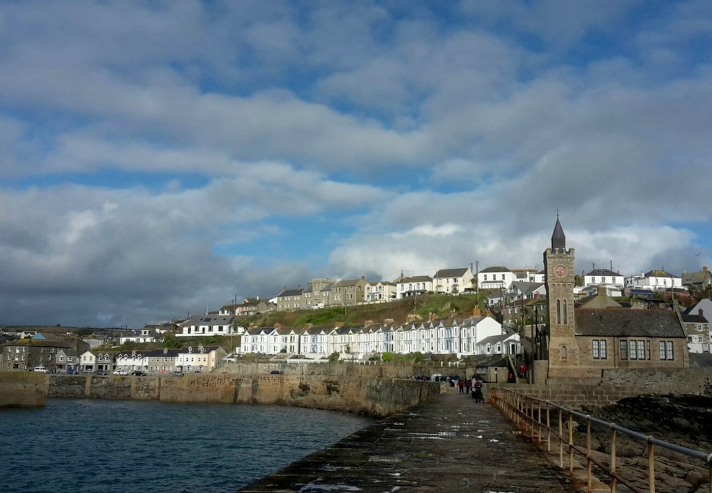 Porthleven in Cornwall Südengland