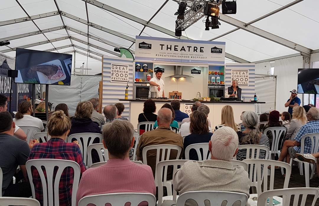 Kochdemonstrationen Cornwall Food Festival